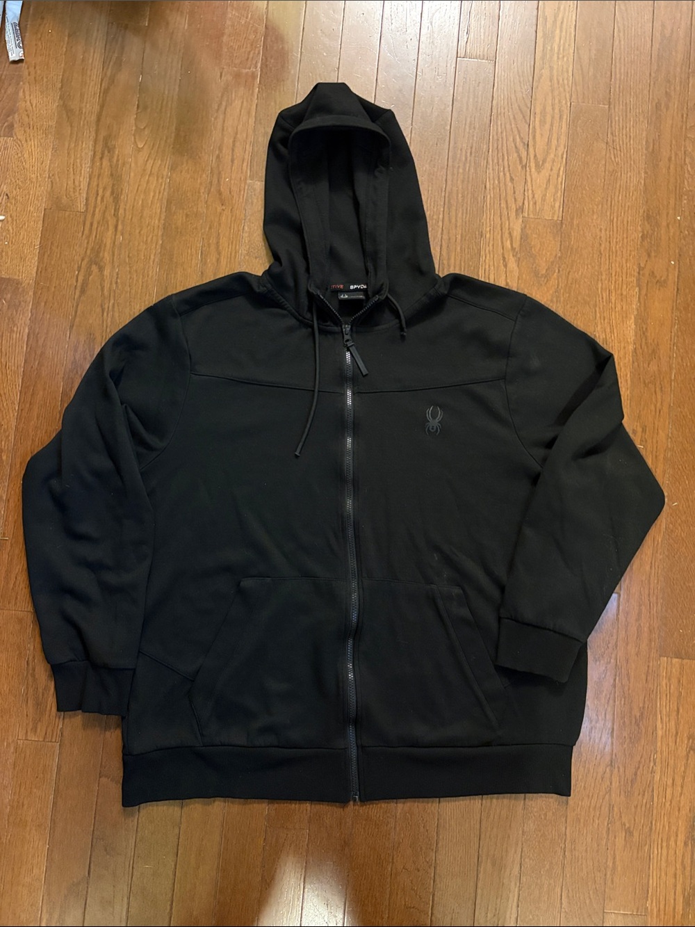 Black Spyder full zip hoodie